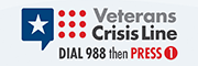 Veterans Crisis Line - DIAL 988 then PRESS 1